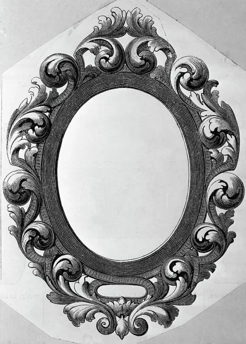 Framed Print : Scrolled Ornate Frames Framed Print : Scrolled Ornate Frames