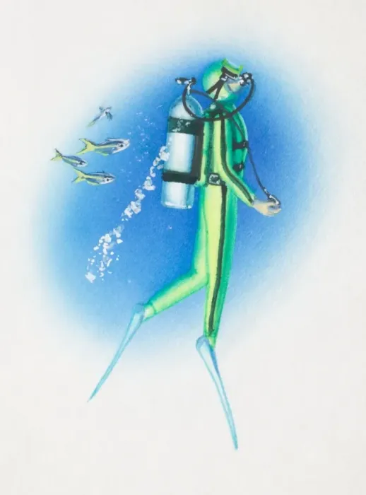 Framed Print : Scuba diver Framed Print : Scuba diver