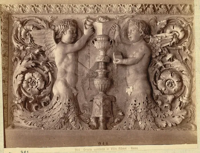 Framed Print : Sculpture / Cherubs Pouring Water W / Vase Framed Print : Sculpture / Cherubs Pouring Water W / Vase