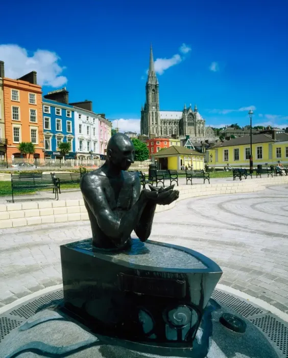 Framed Print : Sculpture in Cobh, Co Cork, Ireland Framed Print : Sculpture in Cobh, Co Cork, Ireland