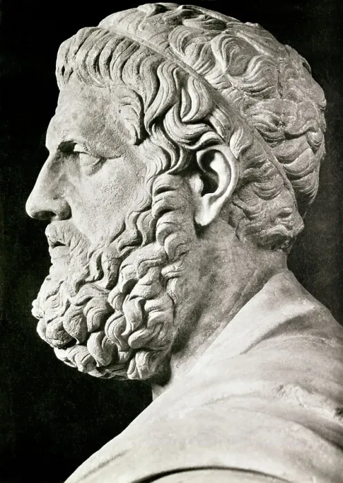 Framed Print : Sculpture of Sophocles
