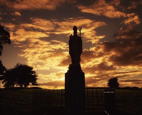 Sculpture of St. Patrick, Hill of Tara, Co Meath, Ireland
