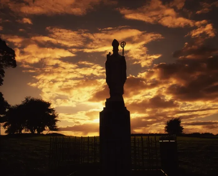 Framed Print : Sculpture of St. Patrick, Hill of Tara, Co Meath, Ireland Framed Print : Sculpture of St. Patrick, Hill of Tara, Co Meath, Ireland