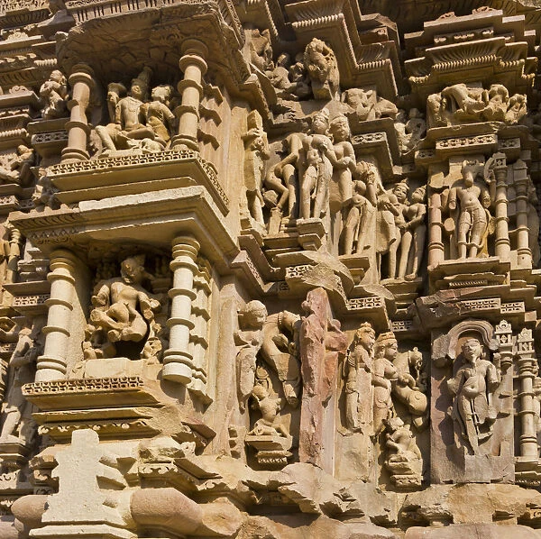 Sculptures of Javari Temple, Khajuraho