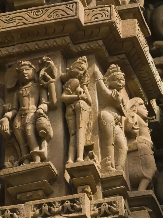 Framed Print : Sculptures on a temple, Lakshmana Temple, Khajuraho, Chhatarpur District, Madhya Pradesh, India Framed Print : Sculptures on a temple, Lakshmana Temple, Khajuraho, Chhatarpur District, Madhya Pradesh, India