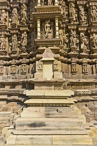 Sculptures of Vamana Temple, Khajuraho, Chhatarpur District, Madhya Pradesh, India