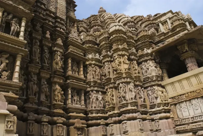 Framed Print : Sculptures on the wall of a temple, Lakshmana Temple, Khajuraho, Chhatarpur District, Madhya Pradesh, India Framed Print : Sculptures on the wall of a temple, Lakshmana Temple, Khajuraho, Chhatarpur District, Madhya Pradesh, India