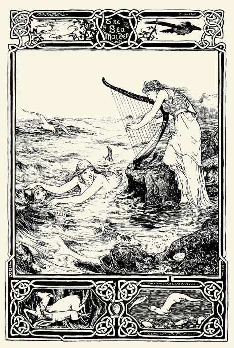 Framed Print : The Sea Maiden Framed Print : The Sea Maiden