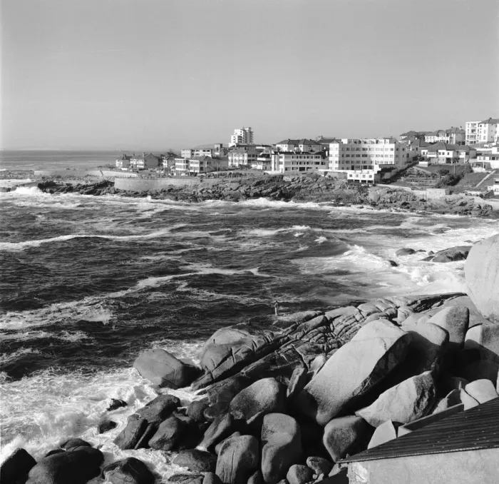 Framed Print : Sea Point. circa 1955: Sea Point at Camps Bay
