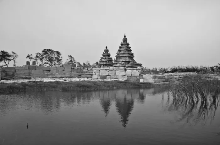 Framed Print : Sea shore temple with Reflection Framed Print : Sea shore temple with Reflection