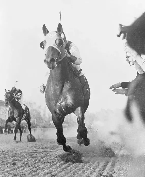 Framed Print : Seabiscuit Winning War Admiral Match Race Framed Print : Seabiscuit Winning War Admiral Match Race