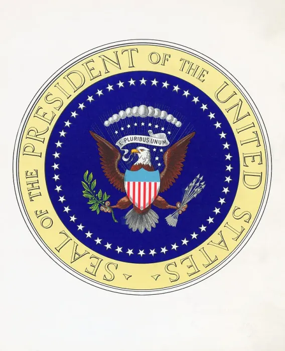 Framed Print : Seal of the President of the United States