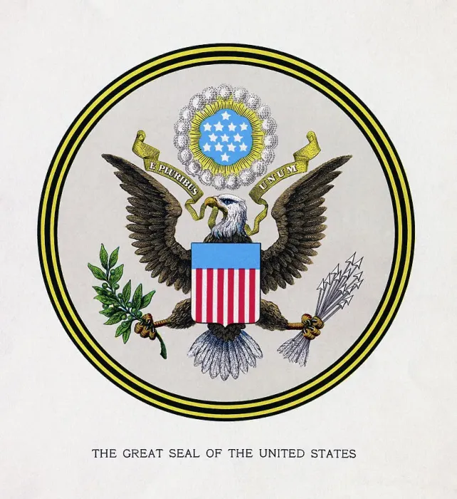 Framed Print : Seal of the United States Framed Print : Seal of the United States