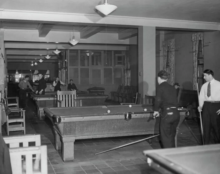 Framed Print : Seamen's Pool Hall