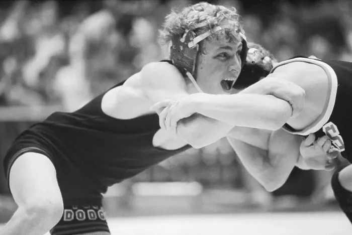 Framed Print : Sean Watt and Tim Ascherl During Wrestling Match Framed Print : Sean Watt and Tim Ascherl During Wrestling Match
