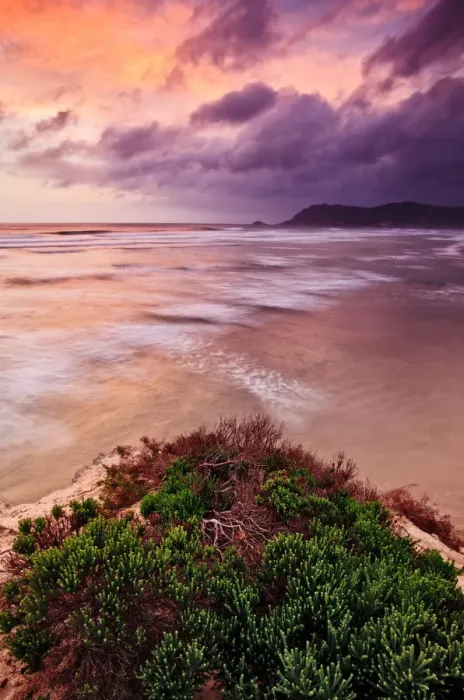 Framed Print : Seascape. An afterglow illuminates Sedgefield beach with a soft, warm glow Framed Print : Seascape. An afterglow illuminates Sedgefield beach with a soft, warm glow