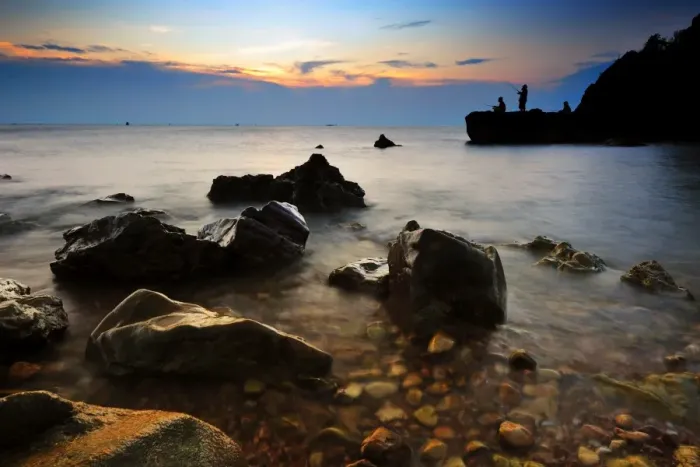 Framed Print : Seascape of east coast, Thailand Framed Print : Seascape of east coast, Thailand