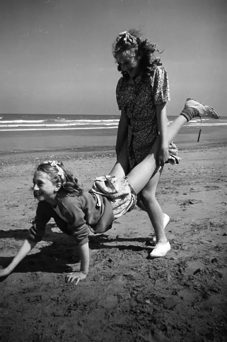 Framed Print : Seaside Games Framed Print : Seaside Games