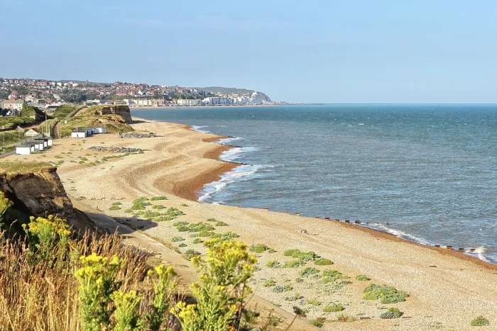 Framed Print : Seaside view from Galley Hill, Bexhill