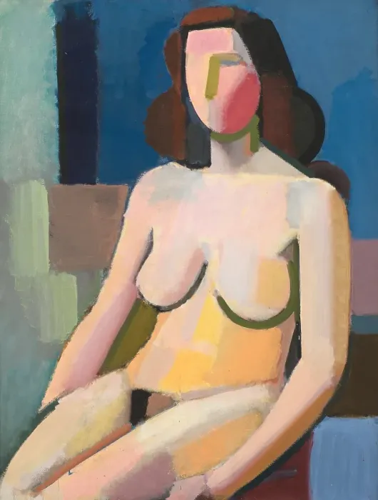Framed Print : Seated Female Nude Framed Print : Seated Female Nude