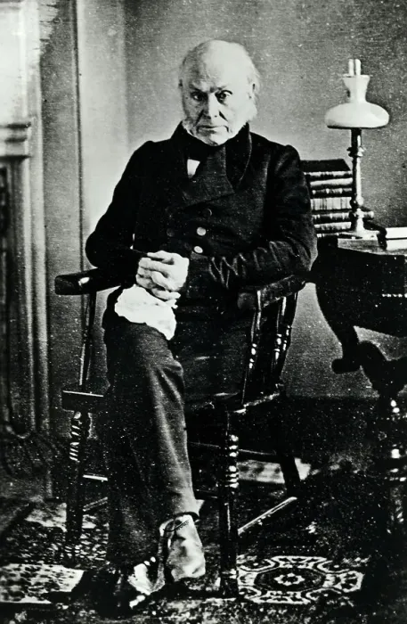 Framed Print : Seated Photo Of John Quincy Adams Framed Print : Seated Photo Of John Quincy Adams