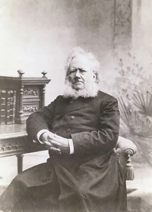 Framed Print : Seated Portrait of Henrik Ibsen Framed Print : Seated Portrait of Henrik Ibsen