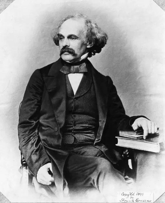 Framed Print : Seated Portrait of Nathaniel Hawthorne Framed Print : Seated Portrait of Nathaniel Hawthorne