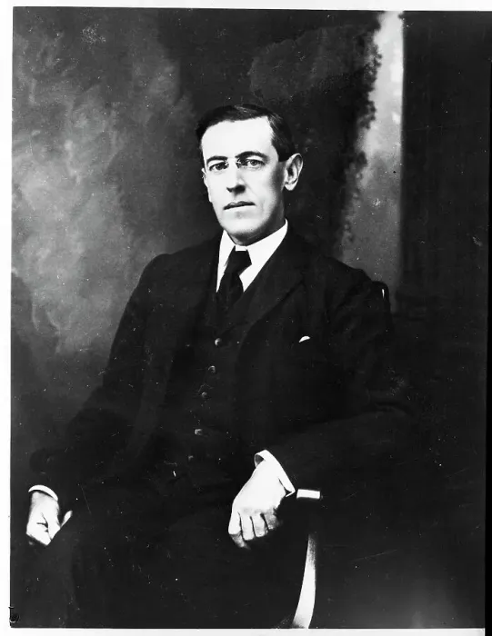 Framed Print : Seated Portrait Of Woodrow Wilson Framed Print : Seated Portrait Of Woodrow Wilson