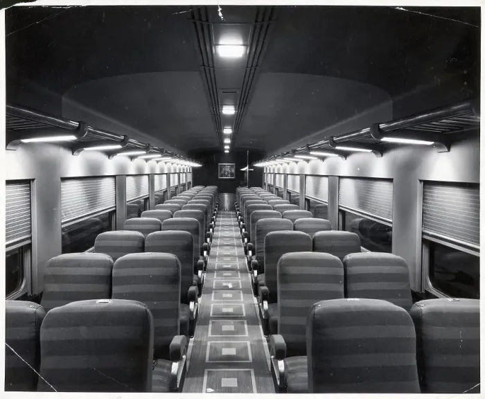 Framed Print : Empty Seating in the 20th Century Limited Framed Print : Empty Seating in the 20th Century Limited