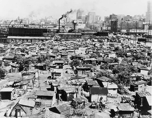 Seattle. Photograph of a General View of Seattle, circa 1930