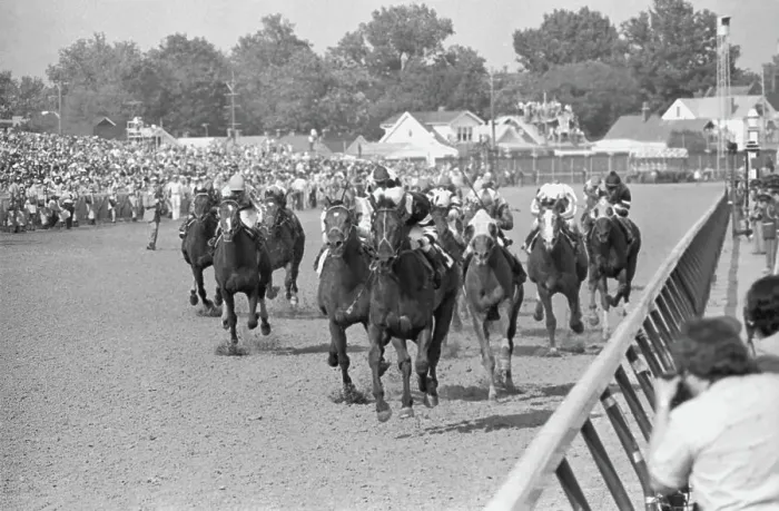 Framed Print : Seattle Slew in the Lead Framed Print : Seattle Slew in the Lead
