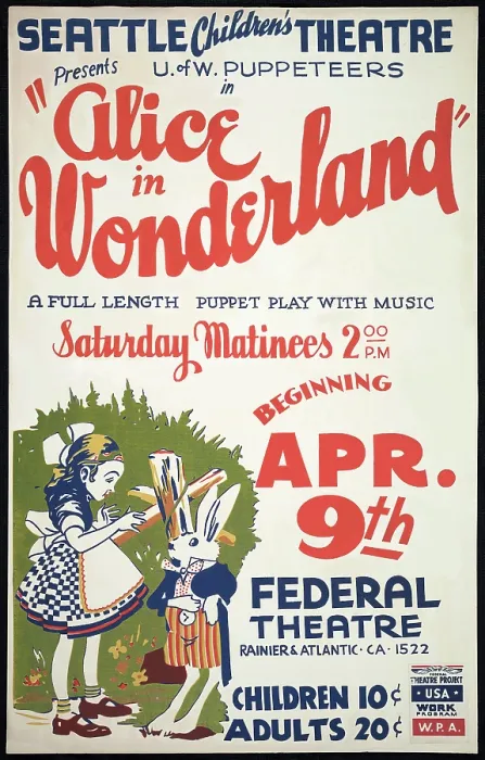 Framed Print : Seattle Theater Alice in Wonderland Framed Print : Seattle Theater Alice in Wonderland