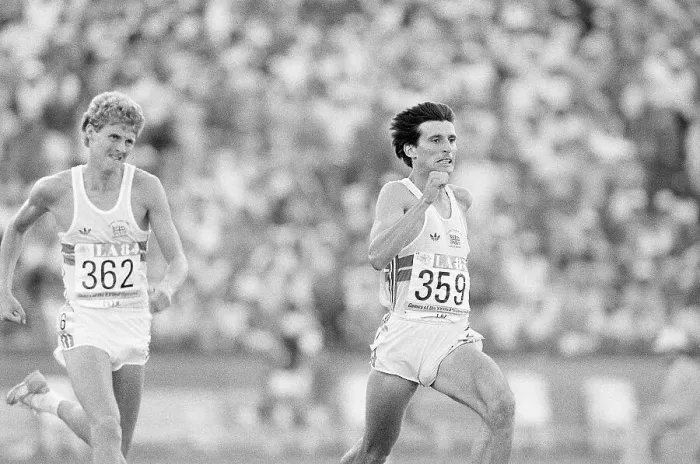 Framed Print : Sebastian Coe Wins Olympic Run Framed Print : Sebastian Coe Wins Olympic Run