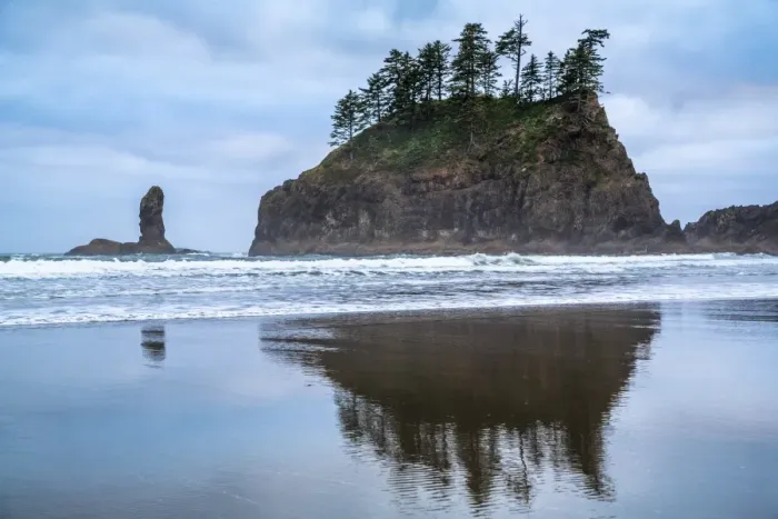 Framed Print : Second Beach, Olympic National Park, Washington, USA