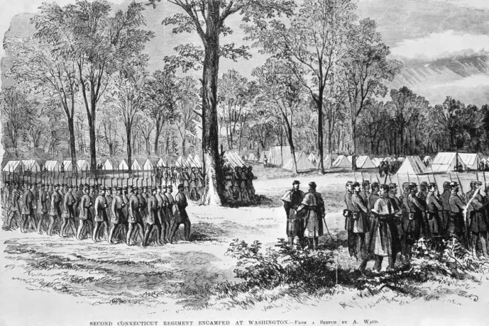 Framed Print : Second Connecticut Regiment Framed Print : Second Connecticut Regiment