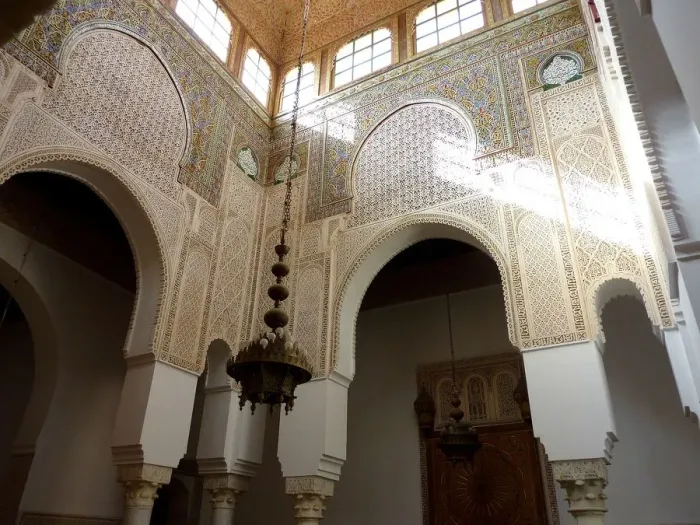 Framed Print : Second courtyard, Moulay Ismail mausoleum, Meknes Framed Print : Second courtyard, Moulay Ismail mausoleum, Meknes