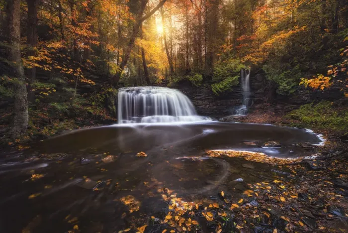 Framed Print : Secret Falls - Rock River Falls Framed Print : Secret Falls - Rock River Falls