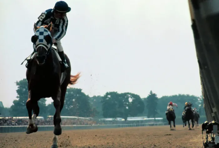 Framed Print : Secretariat Winning the Triple Crown Framed Print : Secretariat Winning the Triple Crown