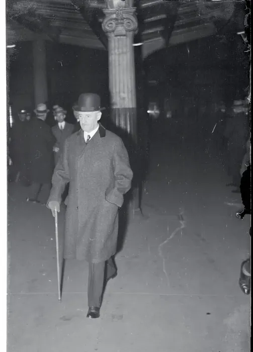 Framed Print : Secretary of State Henry L. Stimson Strolling with Cane Framed Print : Secretary of State Henry L. Stimson Strolling with Cane