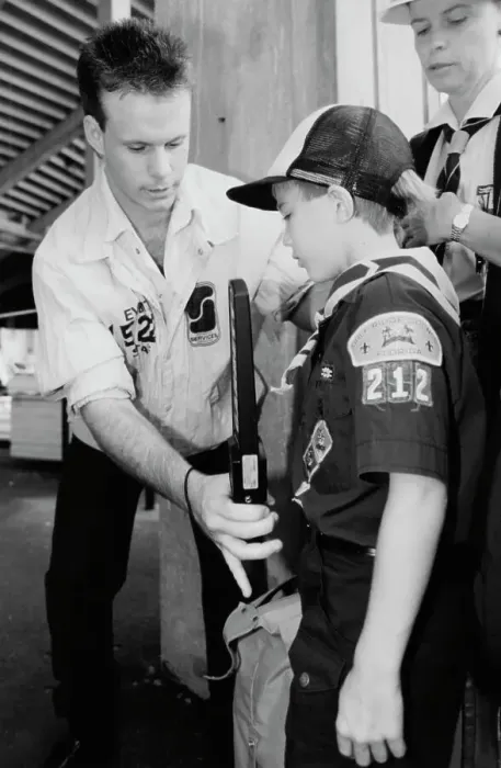 Framed Print : Security At Super Bowl 1991 Framed Print : Security At Super Bowl 1991