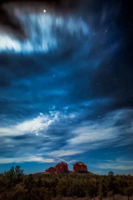 Framed Print : Sedona by Moonlight Framed Print : Sedona by Moonlight
