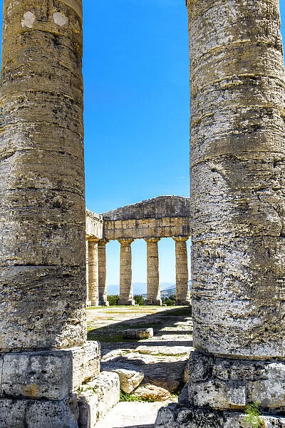 Segesta temple in Sicily, Italy