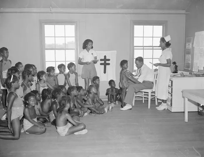 Framed Print : Segregated Tuberculosis Treatment