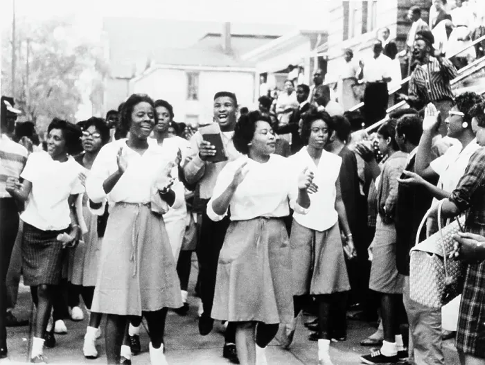 Framed Print : Segregation Protest March Framed Print : Segregation Protest March