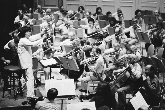 Framed Print : Seiji Ozawa Conducting Framed Print : Seiji Ozawa Conducting