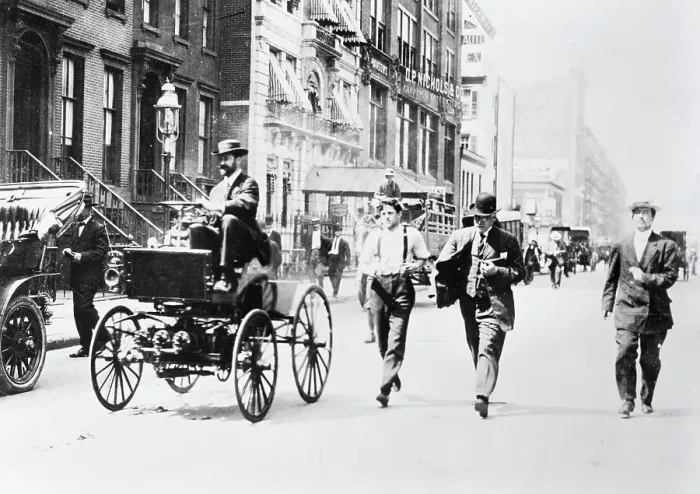 Framed Print : Selden Car Powered By Engine