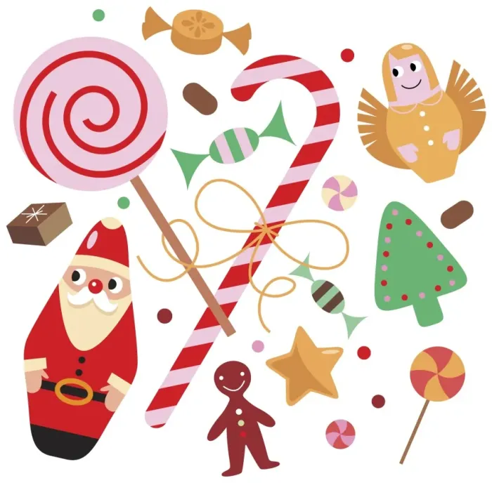 Framed Print : Selection of Christmas sweets Framed Print : Selection of Christmas sweets
