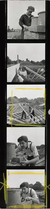 Framed Print : Self-Build Houses Framed Print : Self-Build Houses