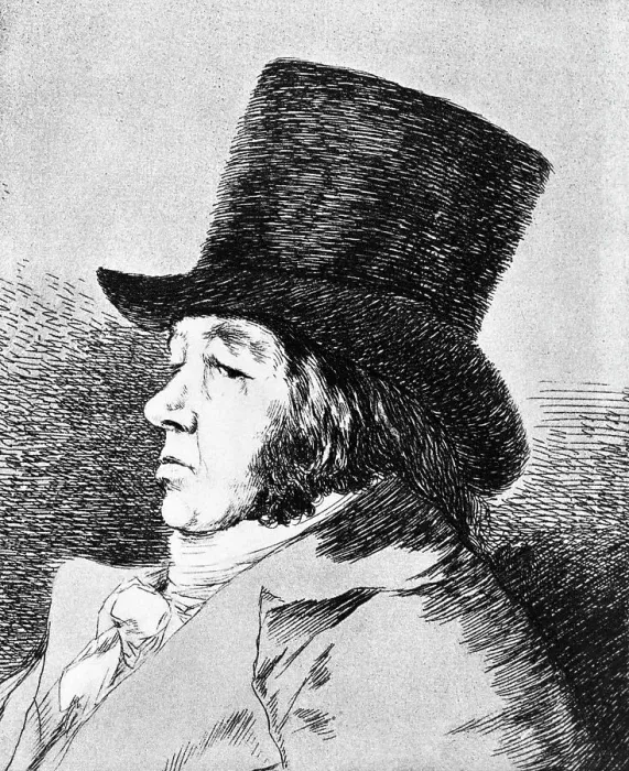 Framed Print : Self Portrait Of Francisco Goya