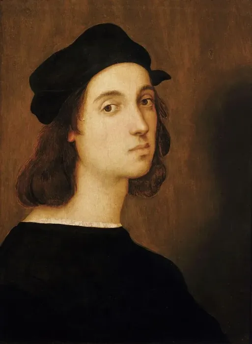 Framed Print : Self-portrait by Raffaello Sanzio da Urbino, also Raffael da Urbino, Raffaello Santi, Raffaello Sanzio, Raffael, Italian painter, Italy, digitally restored reproduction of a work of art (public domain) from c. 1500 Framed Print : Self-portrait by Raffaello Sanzio da Urbino, also Raffael da Urbino, Raffaello Santi, Raffaello Sanzio, Raffael, Italian painter, Italy, digitally restored reproduction of a work of art (public domain) from c. 1500